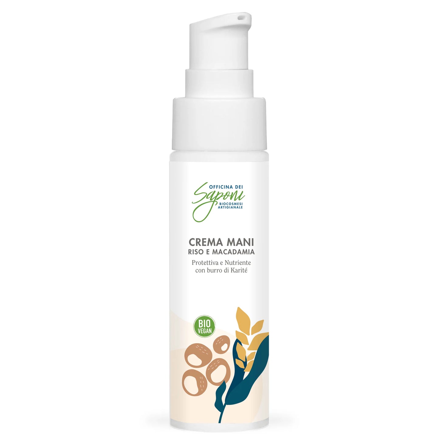 Crema Mani IDRATANTE e LENITIVA - Riso e Macadamia