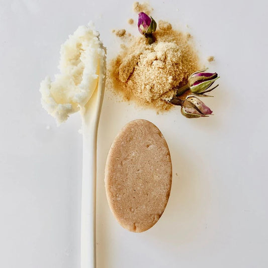 Scrub Viso Solido Esfoliante, Nutriente e Protettivo - Zucchero di Canna Bruno