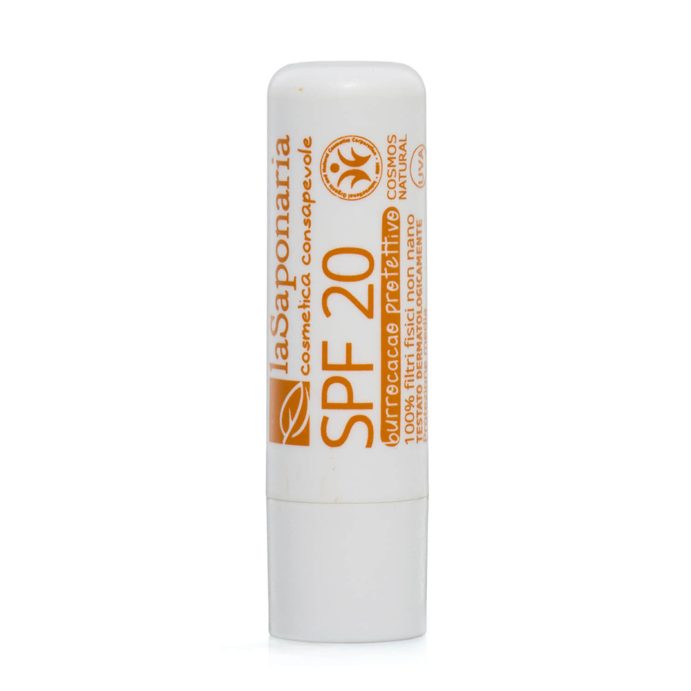Balsamo Labbra Biocao Solare Protettivo - SPF 20 - Nutre le labbra e le protegge dai raggi UVA e UVB