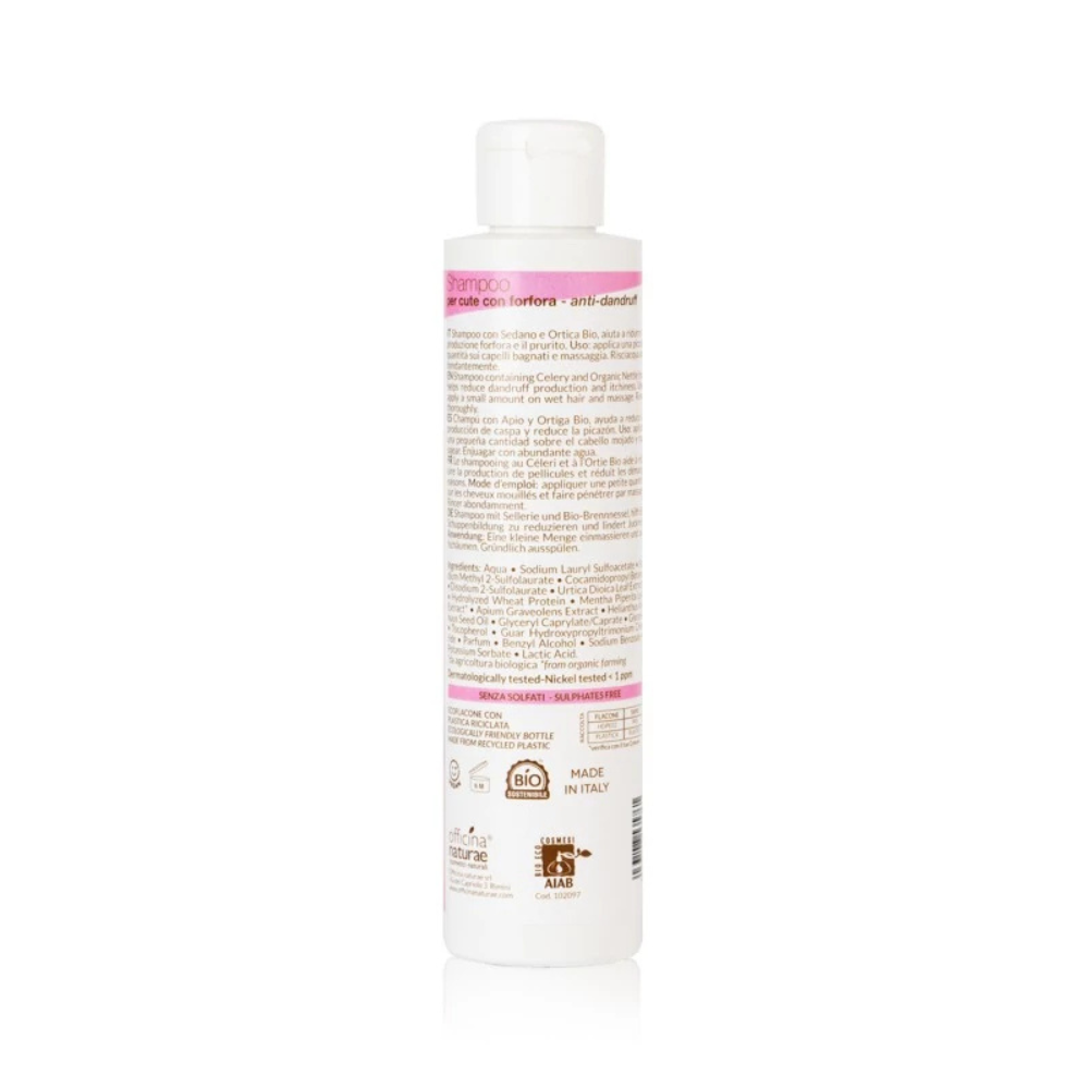 Shampoo per cute con forfora - Sedano e Ortica