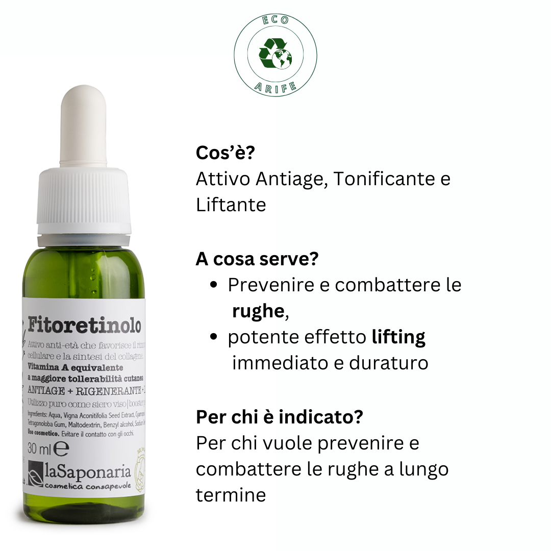 Fitoretinolo - Siero viso Antiage, Tonificante e Liftante