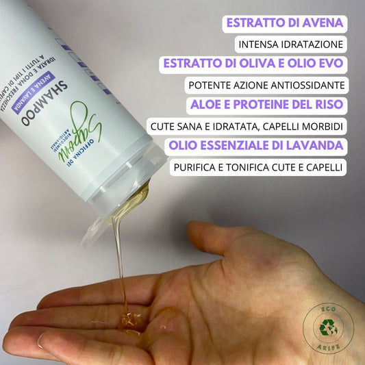 Shampoo IDRATANTE e RINFRESCANTE - Avena e Lavanda