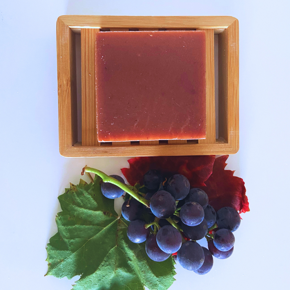 Sapone Biologico per Viso, Mani e Corpo Nutriente e Antiossidante - Vino Rosso