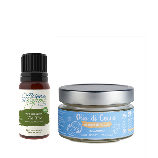 Olio essenziale di Tea Tree + Olio di Cocco