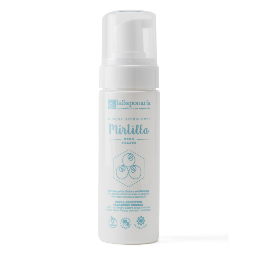 Mousse detergente viso MIRTILLA
