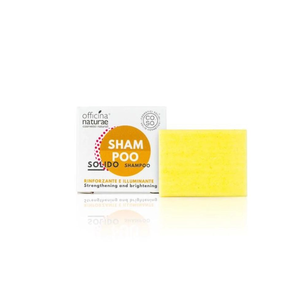 Mini Size Shampoo Solido Concentrato Rinforzante e Illuminante - Castagna e Betulla Bio