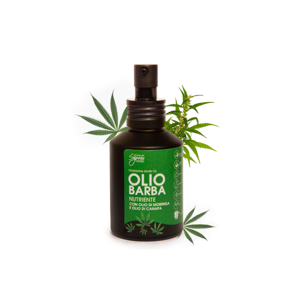 Olio da Barba Nutriente - Olio di Moringa e Olio di Canapa
