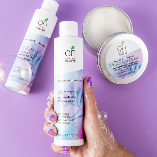 Balsamo per Capelli Ricci - Olio di Ricino e Avena Bio