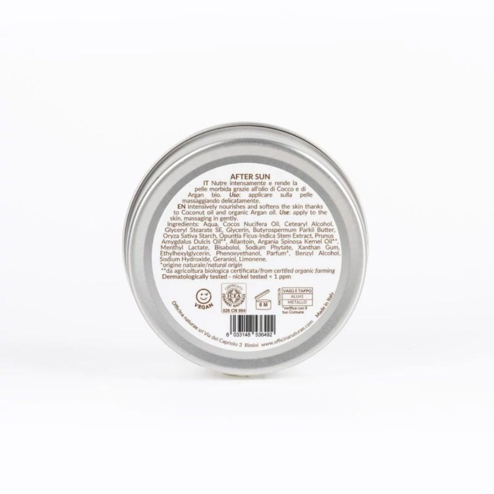 Crema Doposole - Cocco e Argan bio