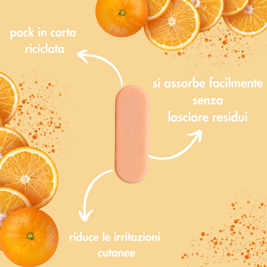 Deodorante Solido Lenitivo su Irritazioni - Arancio Dolce e Pompelmo