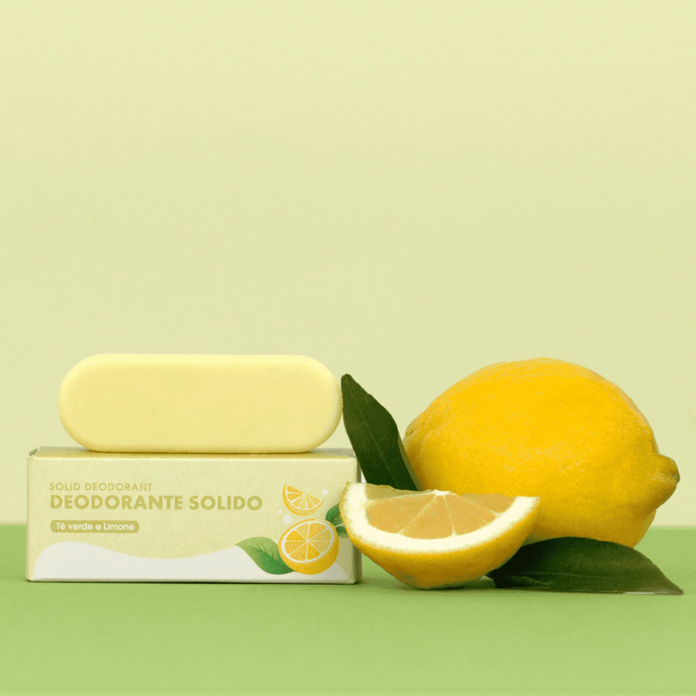Deodorante Solido Idratante - Tè Verde e Limone