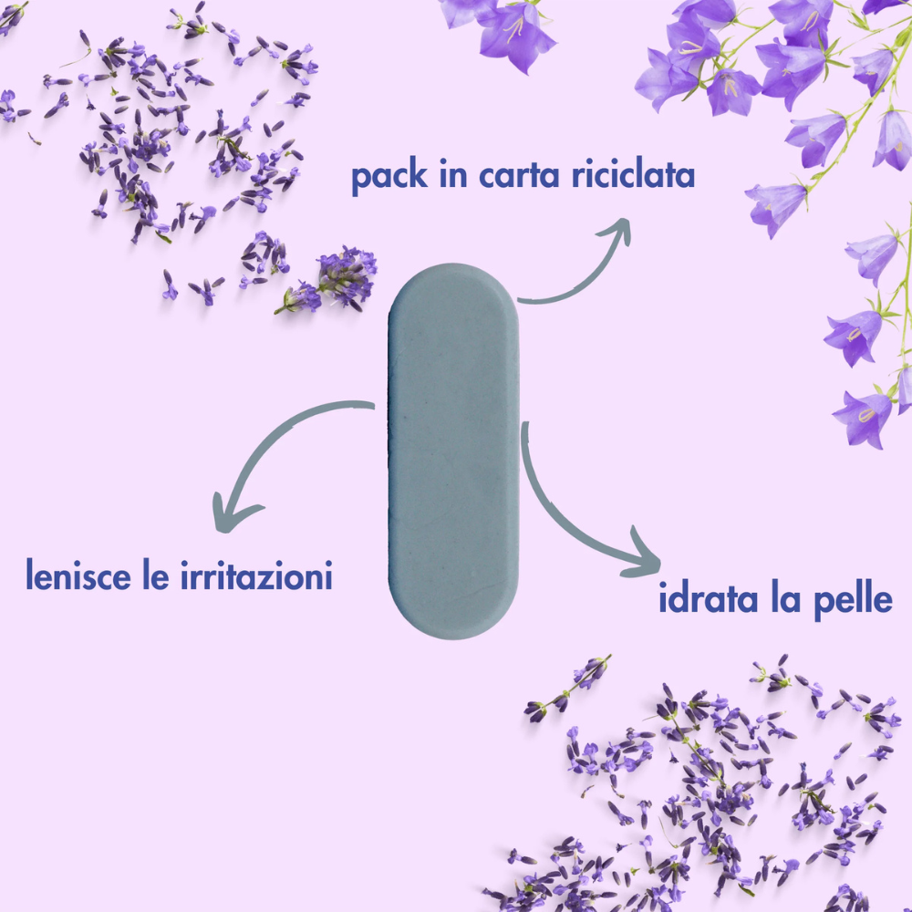 Deodorante Solido Emolliente - Iris e Lavanda
