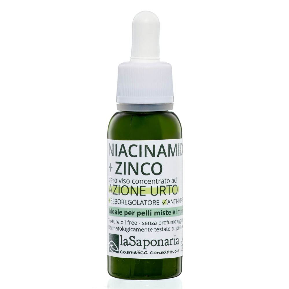 Niacinamide + Zinco - Siero Viso ad Azione urto, Seboregolatore e Anti-imperfezioni