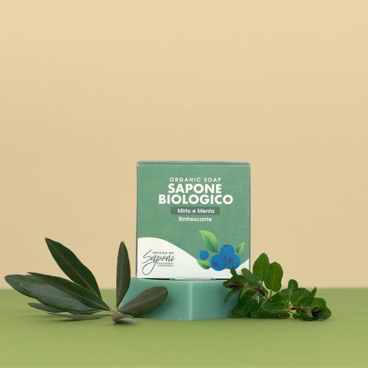 Sapone Biologico per Mani e Corpo - Mirto e Menta