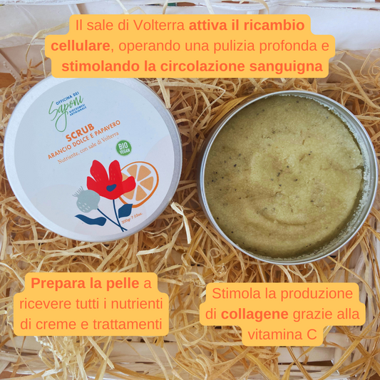 Scrub Corpo NUTRIENTE - Arancio Dolce e Papavero