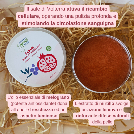Scrub Corpo IDRATANTE - Mirtillo e Melograno
