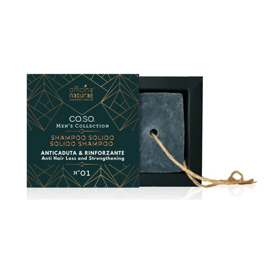 Dolce Natale: Shampoo Solido Anticaduta UOMO + Pettine in Legno