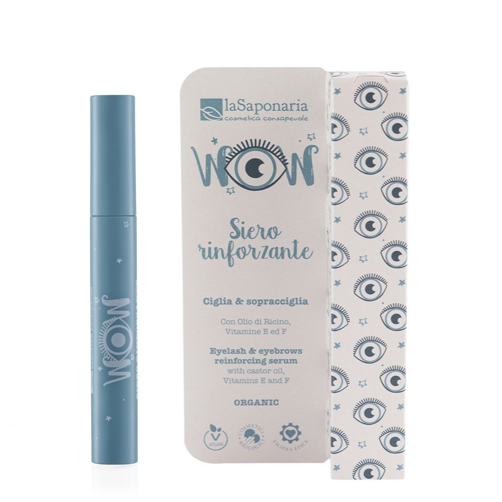 Dolce Natale: Matita Occhi Nera + Siero Rinforzante Ciglia e Sopracciglia WOW