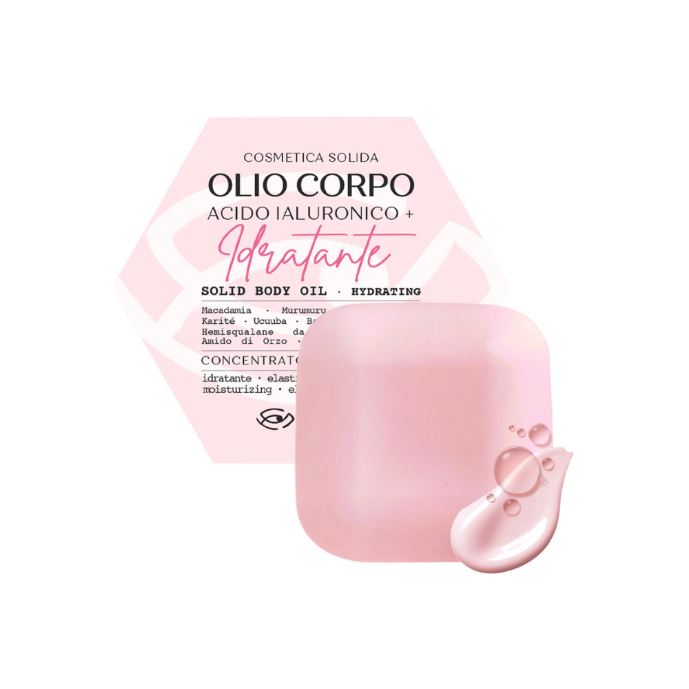 Crema Corpo Solida Concentrata Idratante e Antiossidante - Acido Ialuronico