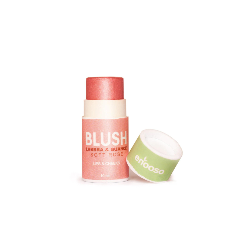 Blush in stick per guance, labbra e occhi, facilissimo da sfumare - cremoso, nutriente, idratante, luminoso e versatile SOFT ROSE