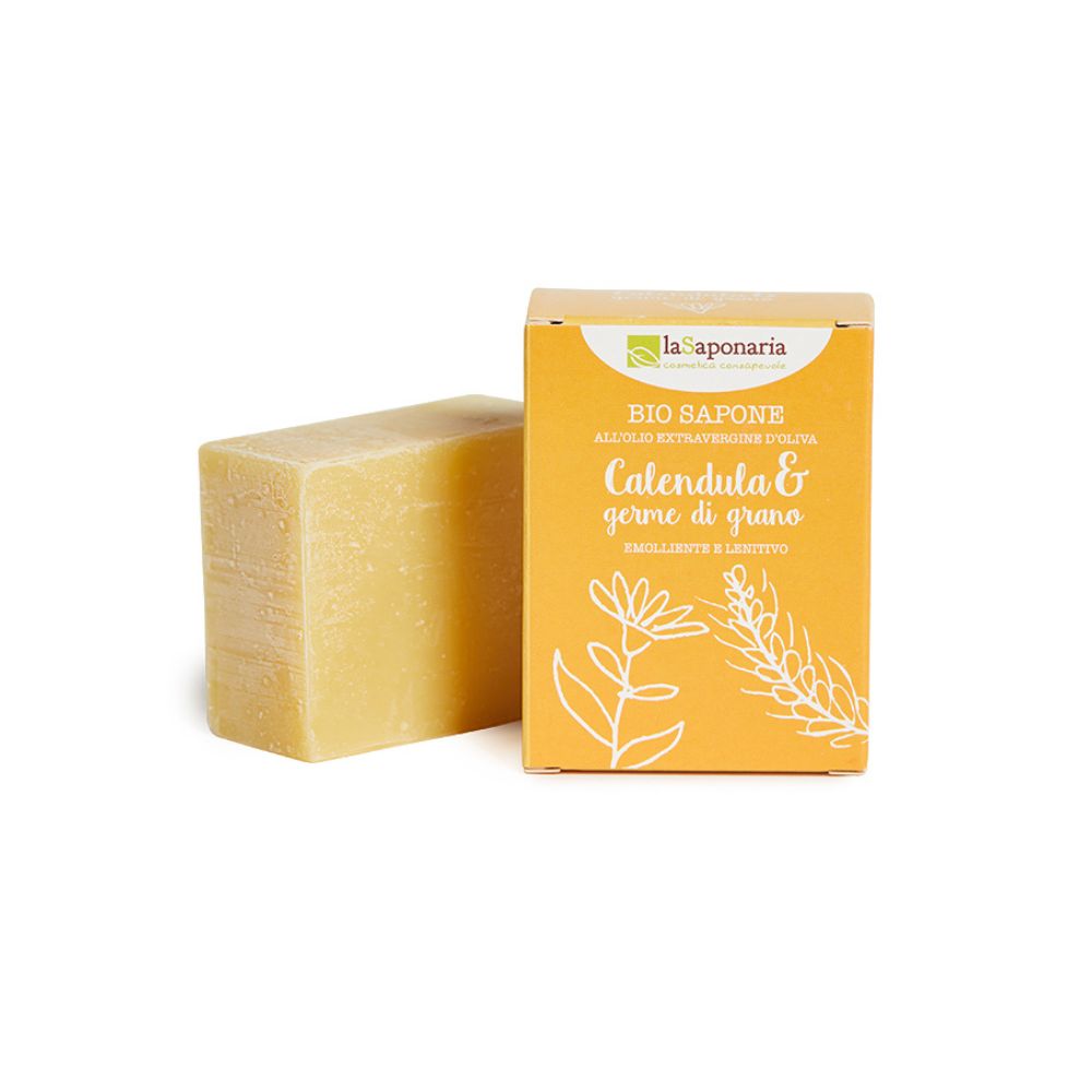 Sapone Emolliente e Lenitivo - Calendula e Germe di Grano
