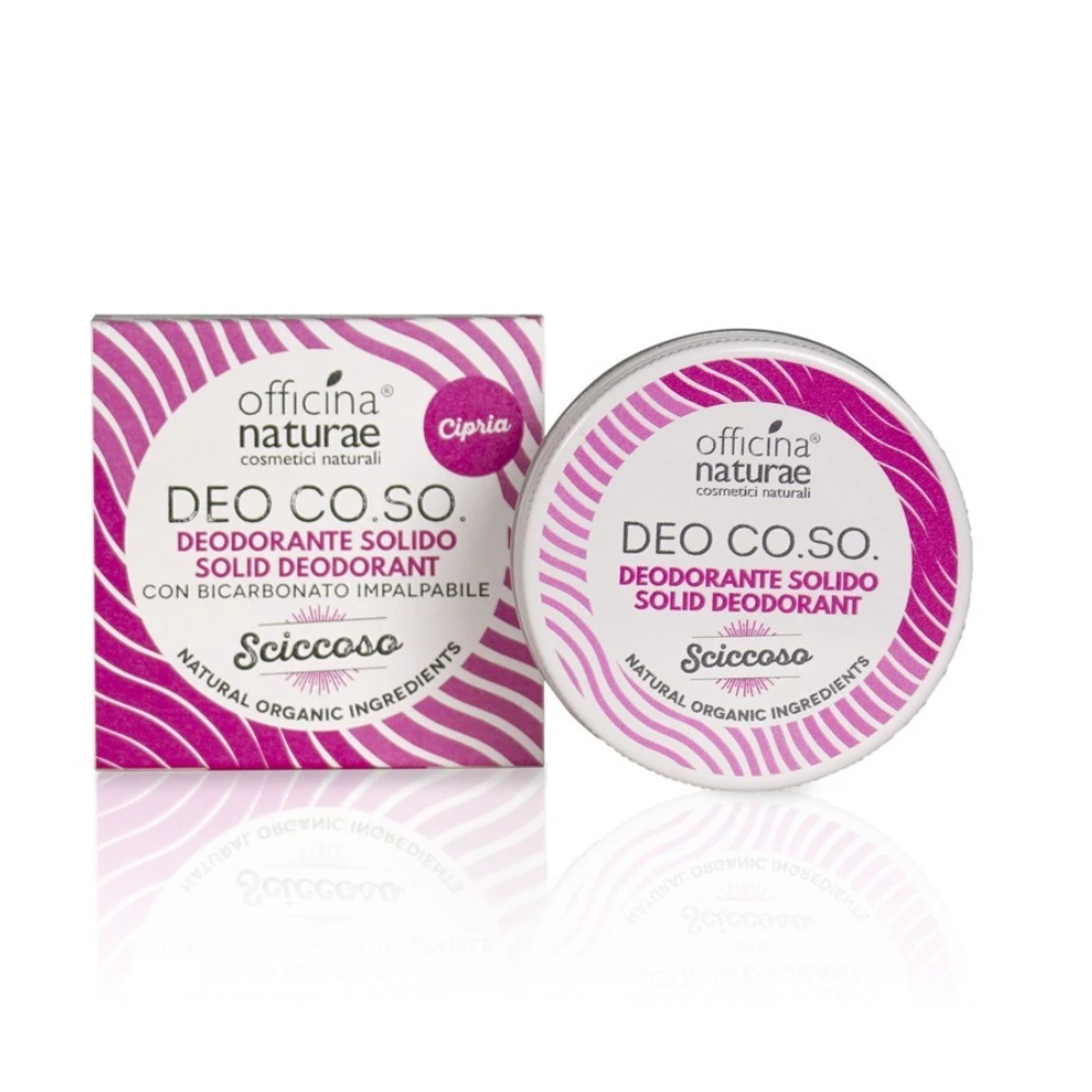 Deodorante Solido Naturale in crema Bio Sciccoso per pelli sensibili - Orchidea, Iris e Ambra