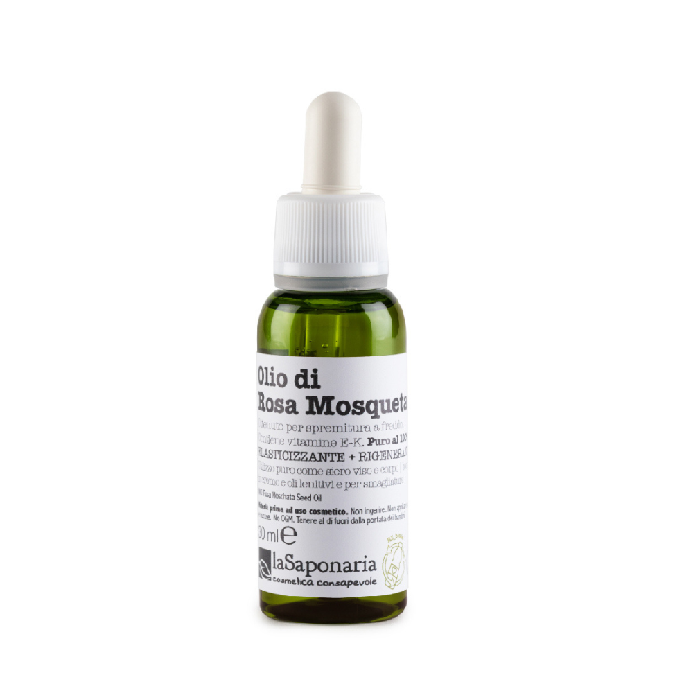 Olio di Rosa Mosqueta puro al 100% per Viso e Corpo
