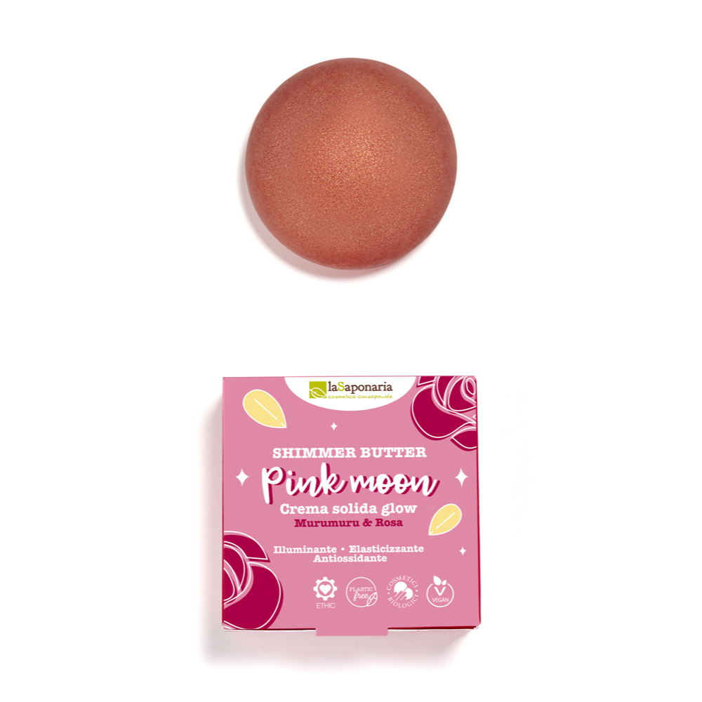 Crema Corpo Solida Concentrata Illuminante, Elasticizzante e Antiossidante - Murumuru e Rosa
