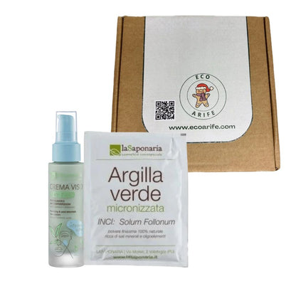 Dolce Natale - Crema Viso Stay Pure + Maschera Viso Argilla verde