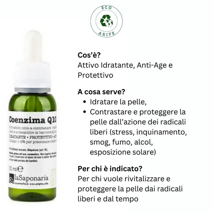 Coenzima Q10 - Siero Viso Idratante, Protettivo e Anti-Age