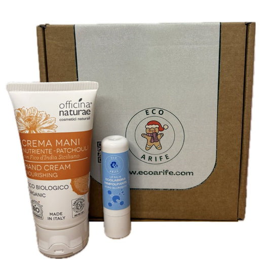 Christmas Care Duo: Mani Morbide & Labbra Idratate