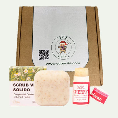 Dolce Natale: Scrub Viso Solido e Scrub Labbra