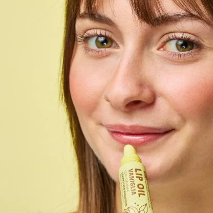 Lucidalabbra Lip Gloss Oil Vaniglia - Olio di Jojoba e Vitamina E