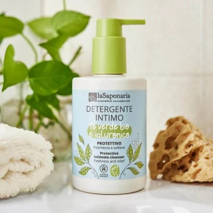 Detergente Intimo Protettivo - Tè verde Bio e Acido Ialuronico