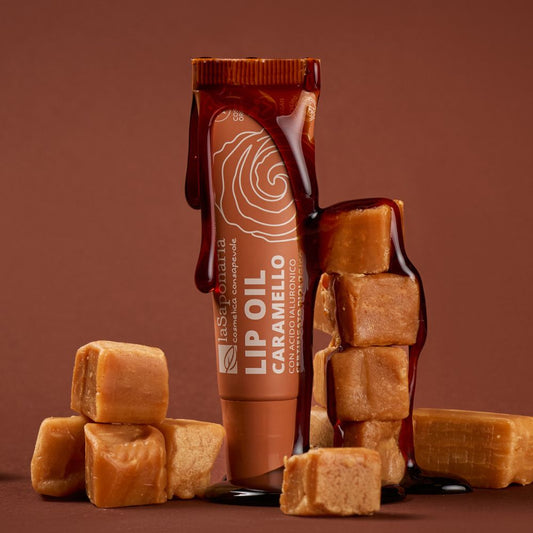 Lucidalabbra Lip Gloss Oil Colorato Caramello - Acido Ialuronico