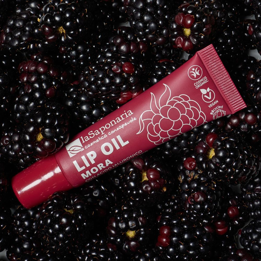 Lucidalabbra Lip Gloss Oil Colorato Mora - Acido Ialuronico