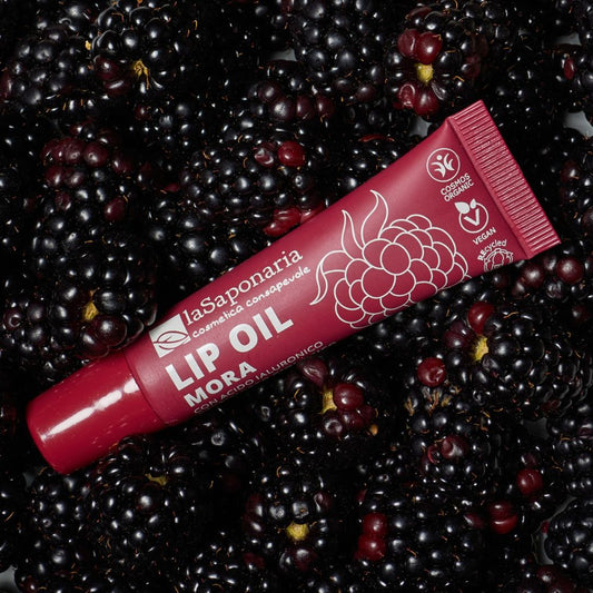 Lucidalabbra Lip Gloss Oil Colorato Mora - Acido Ialuronico