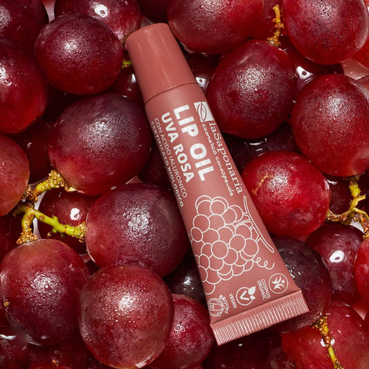 Lucidalabbra Lip Gloss Oil Colorato Uva Rosa - Acido Ialuronico