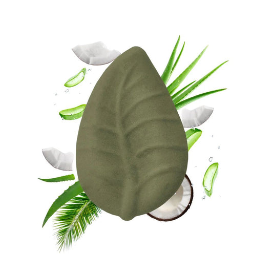 Shampoo solido naturale capelli trattati, cocco e aloe