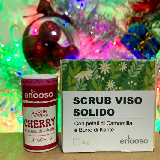 Dolce Natale: Scrub Viso Solido e Scrub Labbra