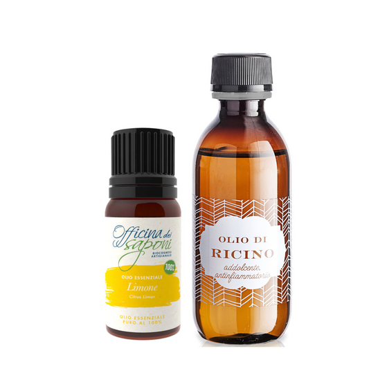 Olio essenziale di Limone + Olio di Ricino