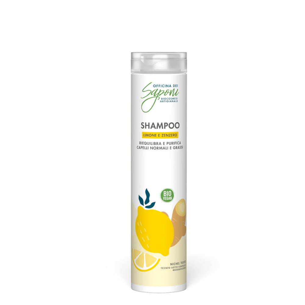 Shampoo RIEQUILIBRANTE e PURIFICANTE - Zenzero e Limone