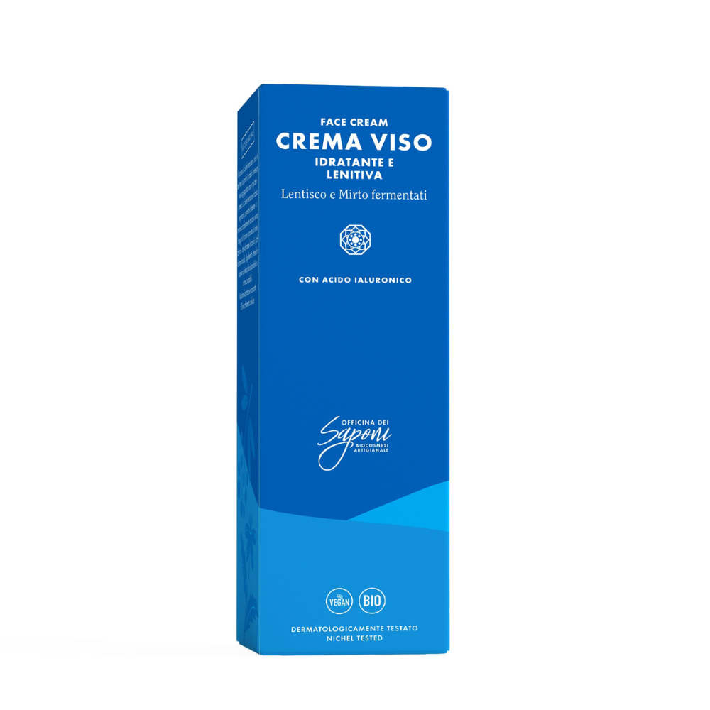 Crema Viso Idratante e Lenitiva - Lenisco e Mirto