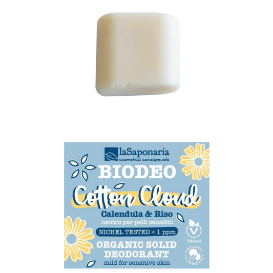 Deodorante Solido Biodeo Cotton Cloud - Neutro e Delicato