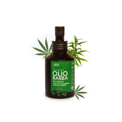 Olio da Barba Nutriente - Olio di Moringa e Olio di Canapa