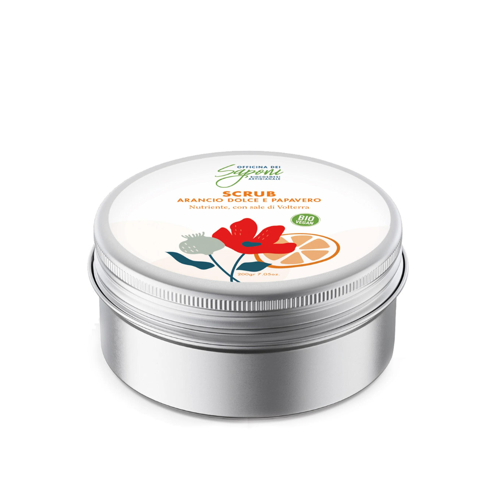 Scrub Corpo - Arancio Dolce e Papavero