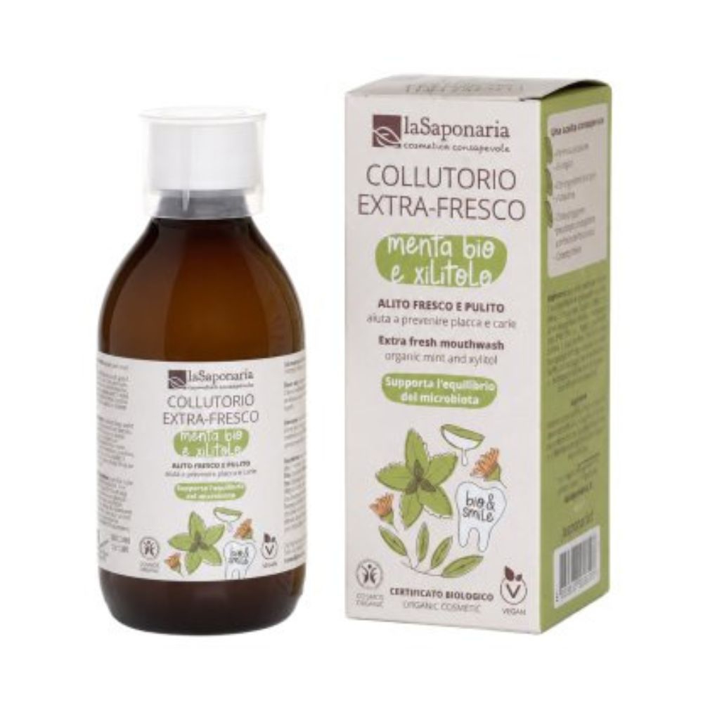 Collutorio Extra Fresco Biologico - Menta e Solidago