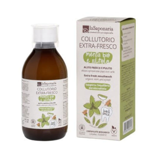 Collutorio Extra Fresco Biologico - Menta e Solidago