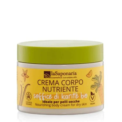 Crema Corpo Nutriente - Soffice di Karité, Carota e Vaniglia