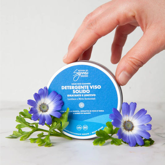 Detergente Viso Solido Idratante e Lenitivo  - Lenisco e Mirto Fermentati